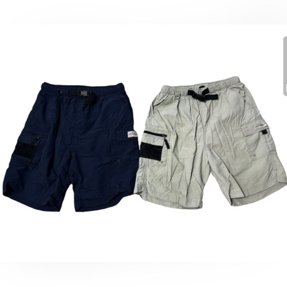 NWOT LOT of 2 Hook & Tackle Hi-Tech Fishing Shorts Size Medium